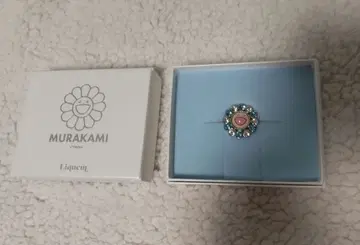 무라카미 다카시 x Liquem 플라워 핀즈 블루 카이카이키키