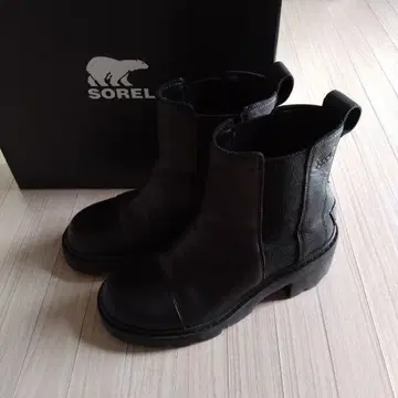단시간 착용만 SOREL JOAN NOW CHELSEA 부츠 24cm