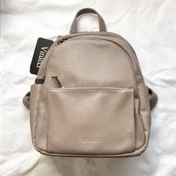 Vitucci 가죽 백팩 베이지 계열