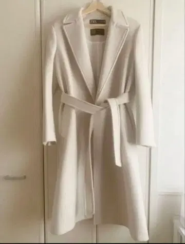 ZARA MANTECO 벨트 포함 울 혼방 코트