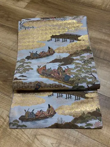 배와 인물 그림체 후쿠로 오비