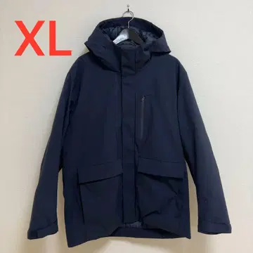 유니클로 하이브리드 다운 코트 XL 네이비