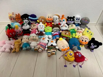 호빵맨 봉제 인형 묶음 판매 42점