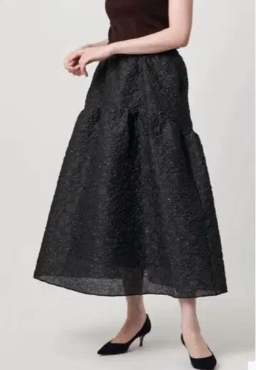 UNITED ARROWS [ 45%OFF ] 자카드 스커트 블랙