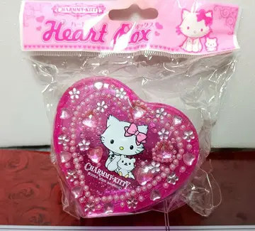 [ 헤이세이 레트로 ] 챠미 키티 반짝반짝 주얼 하트 박스 미개봉 새상품