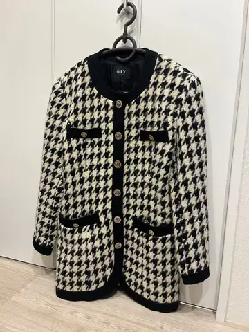 빈티지 트위드 자켓 트위드 자켓 y2k 40