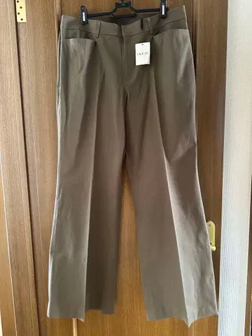 [ INDIVI ] 빅 사이즈 브라운 팬츠