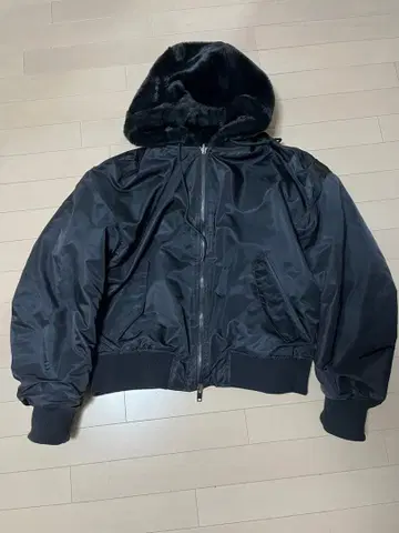 ZARA 리버서블 인조 모피 봄버 자켓 아우터