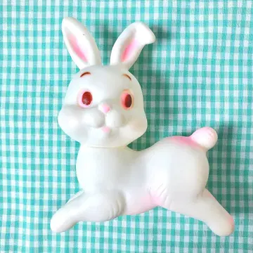 쇼와 레트로 코다마 산업 토끼 소프트 비닐 인형