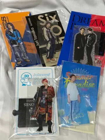 다나카 쥬리 아크릴 스탠드 캔뱃지 봉제 인형