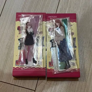 애니플렉스 복권 착코이 C상 아크릴 스탠드 이누이 자매 세트