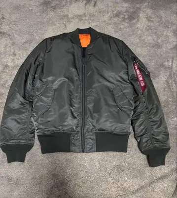 컨디션 최상 ALPHA MA-1 플라이트 자켓 블랙