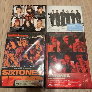 SixTONES 라이브 Blu-ray 앨범 관성 법칙 VVS 초회반