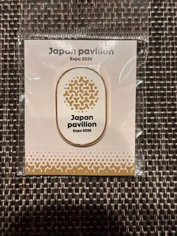 EXPO2025 오사카 만박 일본관 핑 배지