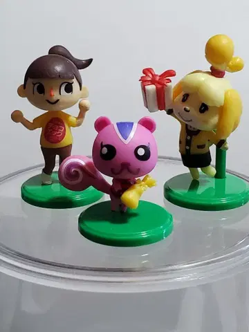 동물의 숲 피규어 3개 세트