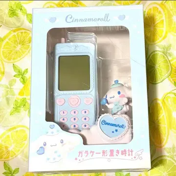 시나모롤 휴대폰 모양 탁상 시계 시나몬 산리오