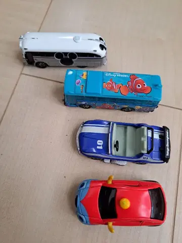 토미카 디즈니 디자인 4대 세트