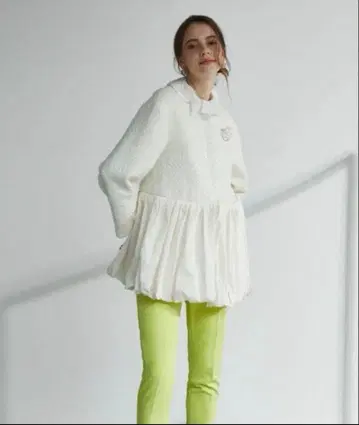 셀포드 트위드 페플럼 자켓 타프타