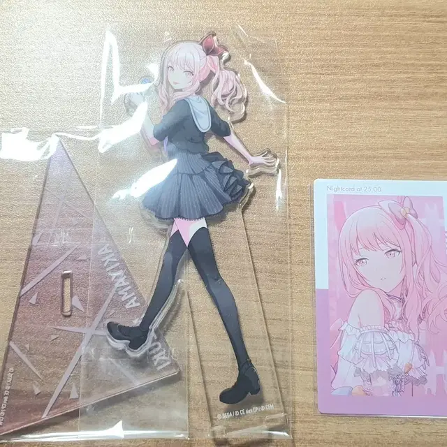 프세카 니고 아키야마미즈키 유닛복 아크릴스탠드 시디던 시크디스 이픽 포카