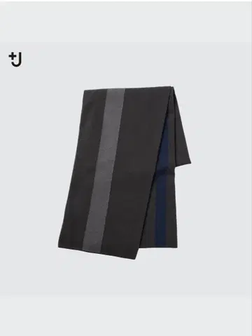 UNIQLO 유니클로 +J 캐시미어 머플러 스톨 그레이