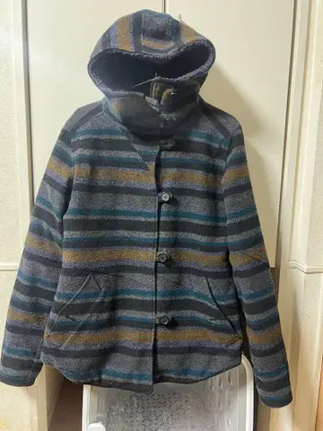 파타고니아 13년 울 퀼팅 리버서블 자켓 w's L