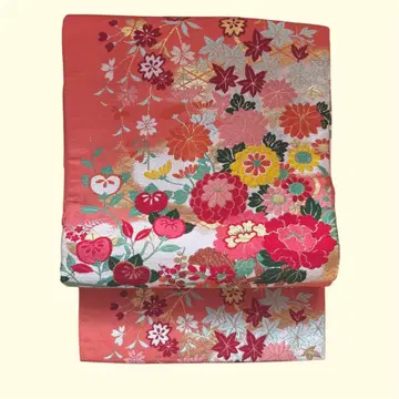 나고야 오비 국화 모란 벚꽃 귤 매실 핑크 오렌지 앤티크