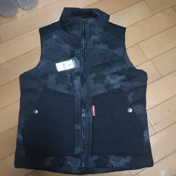 BURTLE 5264 카모플라주 블랙 작업옷 베스트 M