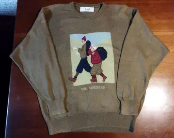 프링글 코튼 스웨터