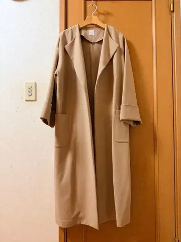 spick&span 베이지 롱 코트