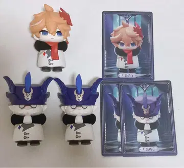 원신 타르탈리아 공자 풀치넬라 수탉 파듀이 집행관 피규어