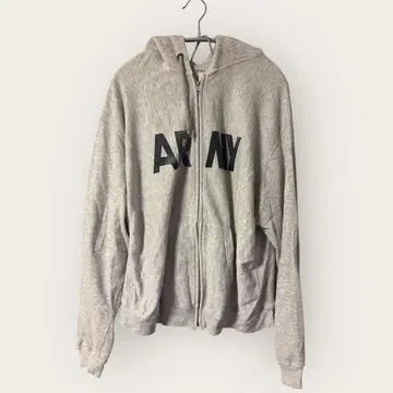 ARMY 로고 그레이 후드티