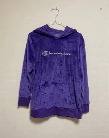챔피온 챔피온 벨로아 후드티 후드티 맨투맨 보라색 새상품