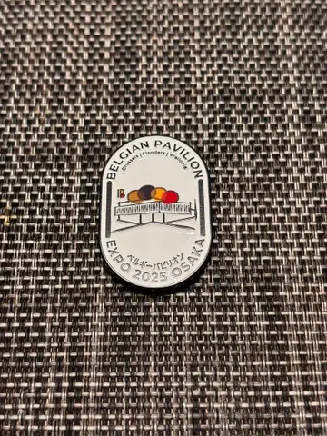 EXPO2025 오사카 만박 벨기에 파빌리온 핑 배지