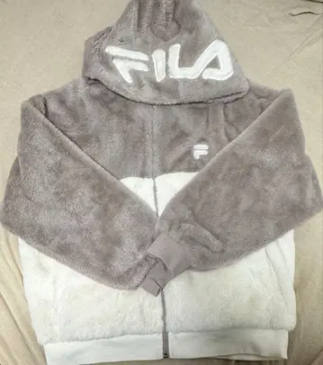 FILA 후드 로고 후드티