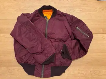 버건디 MA-1 플라이트 자켓