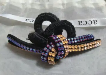 [새상품급] ACCA 더블 스키니 보우 커스텀 드레스 포니 핑크 x 퍼플