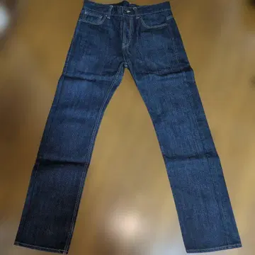 다크 블루 스트레이트 레그 데님