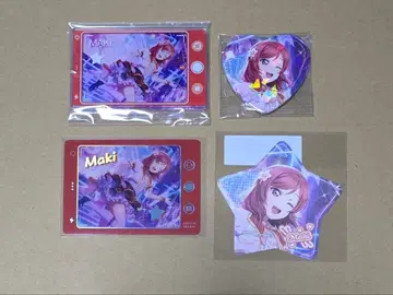 러브 라이브 스쿠페스2 아크릴 스탠드 카드 캔뱃지 니시키노 마키