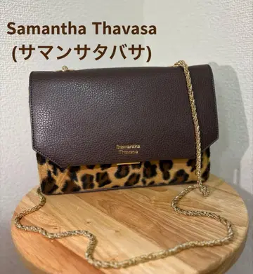 Samantha Thavasa 사만다 타바사 레오파드 베리카J 숄더
