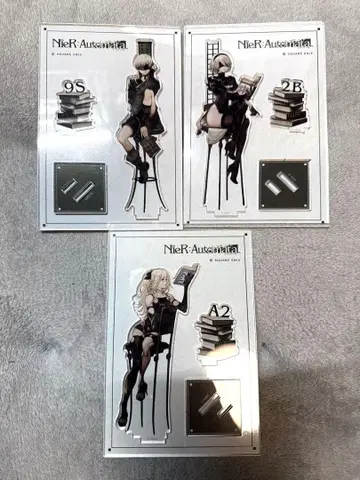NieR:Automata 아크릴 스탠드 2B 9S A2 서점 콜라보