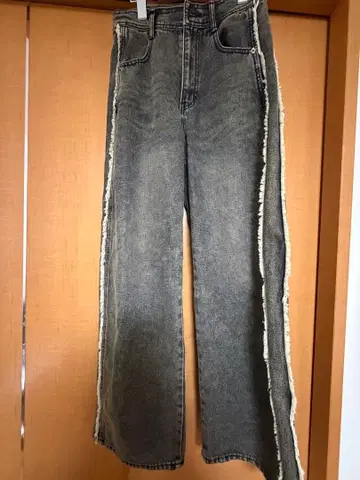 FREE'S MART 프린지 데님 팬츠