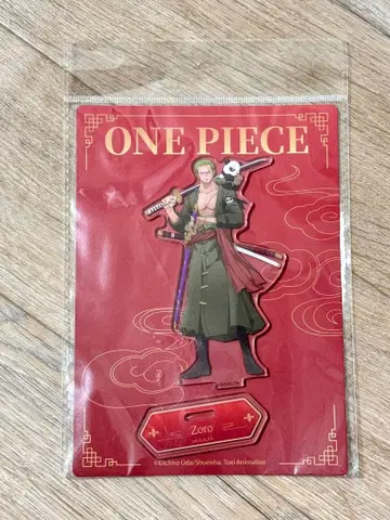 원피스 상디 무기와라 스토어 조로 아크릴 스탠드 중국 상하이 한정 팬더