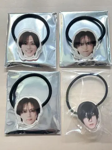 블루 록 이토시 린 생머리끈 초지 료노 팬미팅 머리끈 3종 총 4점 세트