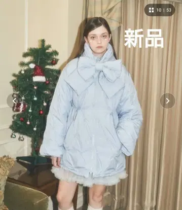 Lovilyn 2way 머플러 포함 에코 다운 자켓