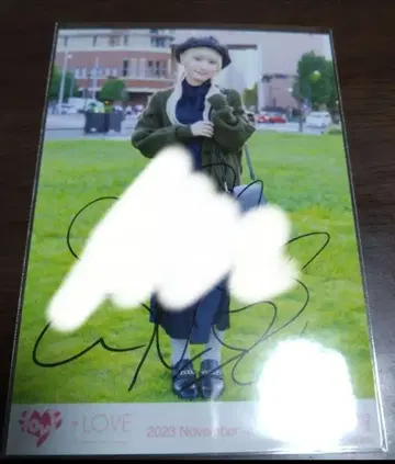 이코러브 =LOVE 사이토 쥬아라 생사진 친필