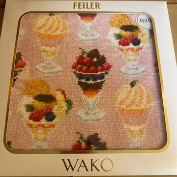 익명 배송 와코 페이러 손수건 WAKO PARFAIT 파르페 핑크 새상품