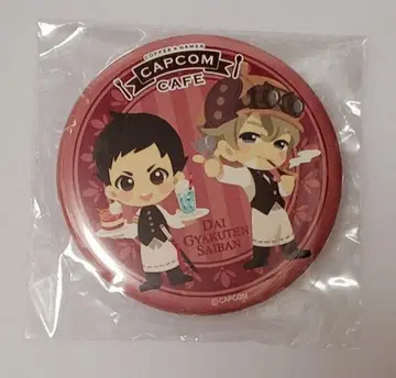 역전재판 대역전재판 캡콤 카페 캔뱃지 나루호도 류노스케 셜록