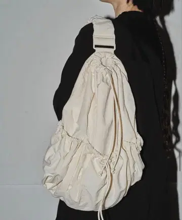 Nylon gathered bag TODAYFUL