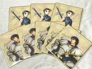 환상수호전 온라인 복권 D상 색지 조이 루카 8매 세트