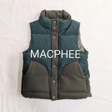 MACPHEE 다운 베스트 그린